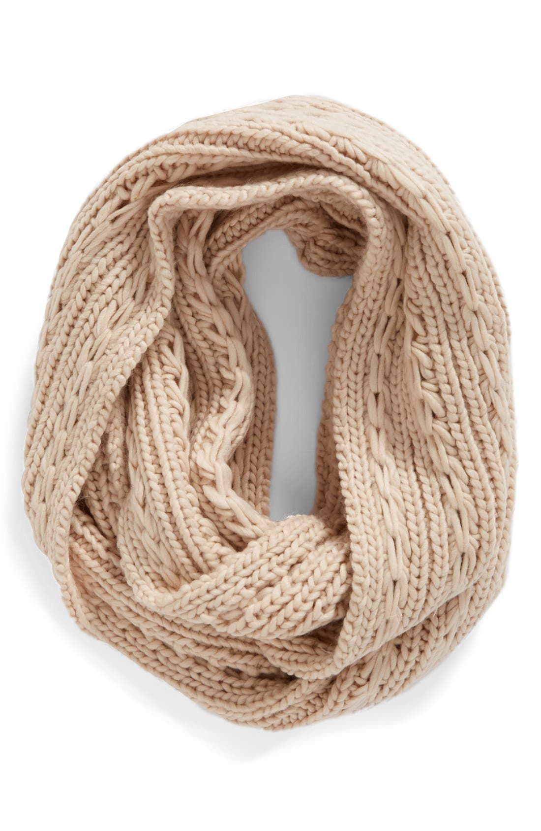 Cable Knit Infinity Scarf (Juniors) (Online Only) | Nordstrom