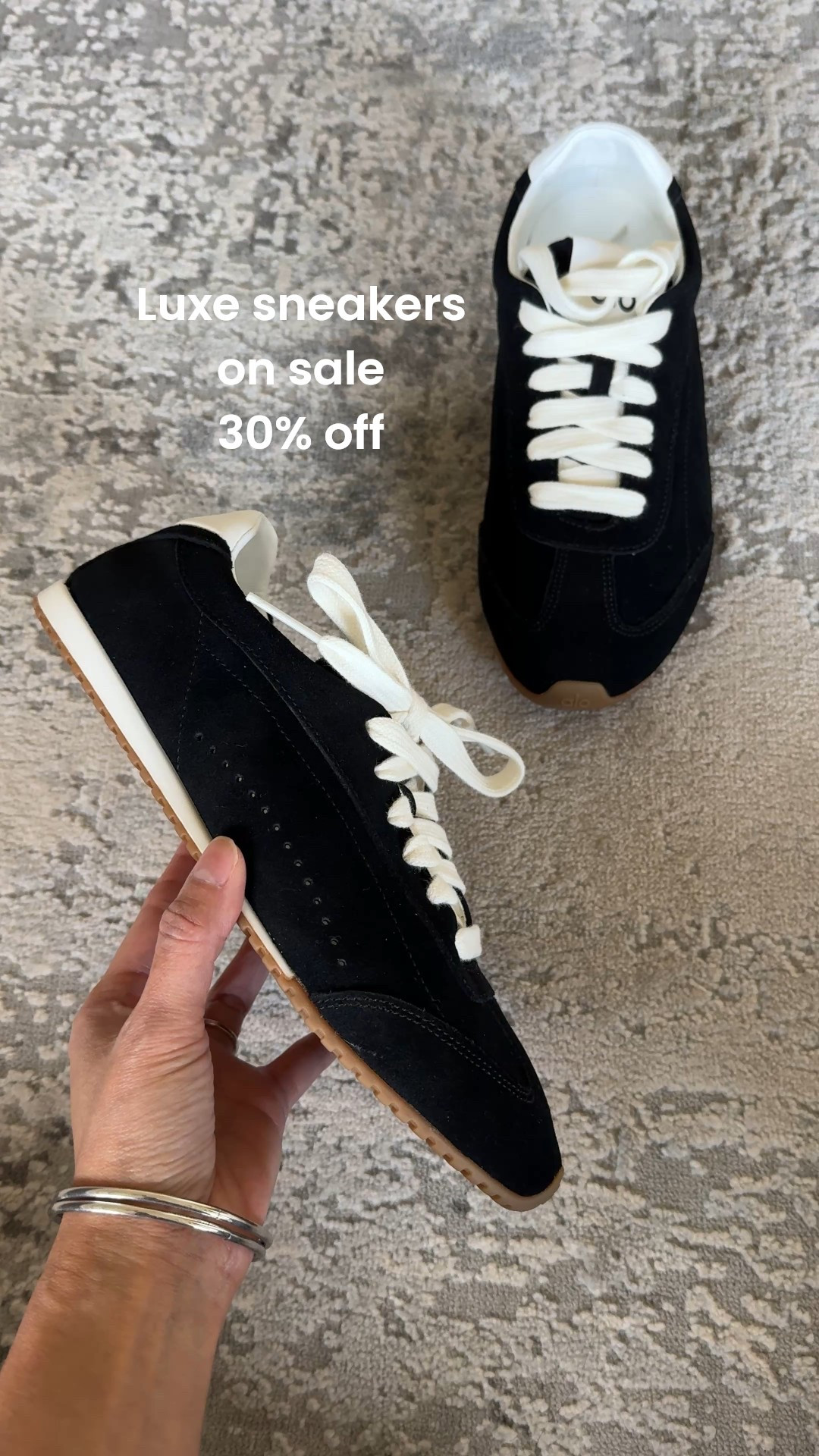 Suede sneakers. Trending slim profile sneakers that look good with athleisure, jeans, trousers. On rare sale 30% off if you are on email list; you can sign up if not easily from the link. Size up if in between or in doubt; I go between 6 and 6.5 and took a 6.5 in these sneakers. 


#LTKCyberWeek #LTKOver40 #LTKActive