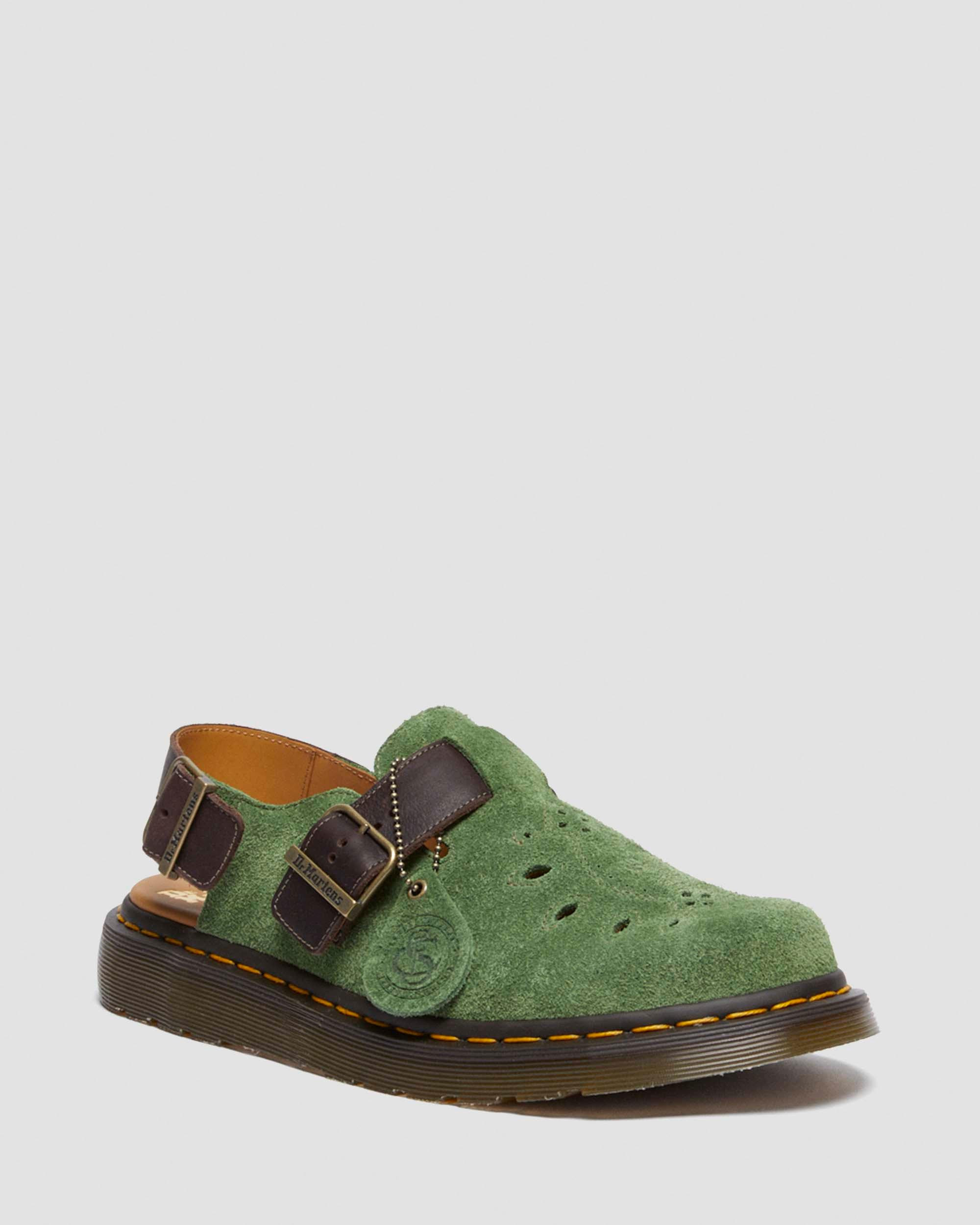 Jorge Leather & Suede Mules | Dr Martens (UK)
