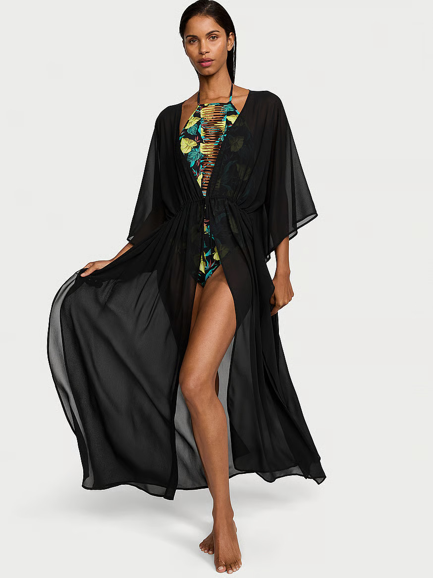 New Style! Sheer Crinkle Caftan | Victoria's Secret (US / CA )