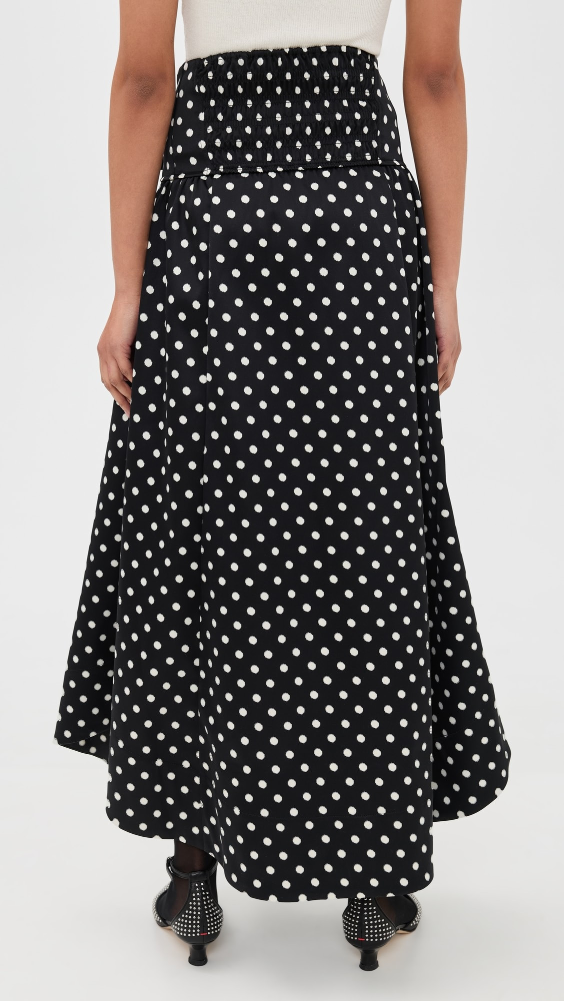 Printed Double Satin Corset Skirt | Shopbop