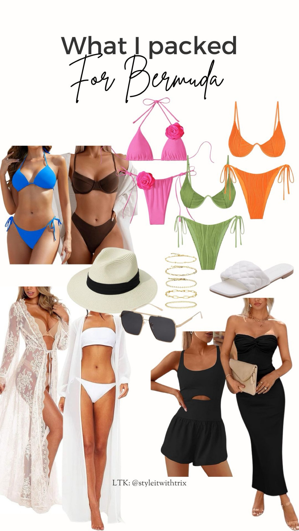 What I packed for our baby moon in Bermuda! Almost everything from Amazon! 

#LTKBump #LTKTravel #LTKStyleTip