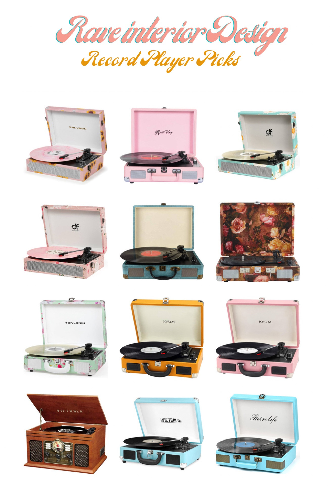 Record Player for the WIN!!!! I finally got one of these for my teen room design!!! It is SO cute I can’t even get over it! I think this is the CUTEST idea for a kiddo gift for their room! Start their own music collection by gifting new record each year! I have an EXTENSIVE record collection that I have had since middle school myself! I can’t wait to share my old records and just CHILL listening to music and chatting with my TEEN in her NEW SPACE!! 

Of course product is on my Amazon shop AND linked in stories and highlight. SO many fun patterns. Sound is NOT the greatest…but for this purpose it is FINE! I’m sure you can hook up external speakers if your ALL about that BASS….NO treble!!! 😂😂💯💯👍🏼


#recordplayer #recordplayersetup #vintagerecordplayer #portablerecordplayer #cuterecordplayer #floralrecordplayer #amazonfinds #amazon #amazoncreator #teenroom #teenroomdecor #teenroomideas #smallrecordplayer #suitcaserecordplayer #kidsroomdecor #kidsrecordplayer #decor #kidsroomdecor #kidsroominspo #amazonshop #raveinteriordesign 

#LTKfindsunder100 #LTKhome #LTKGiftGuide