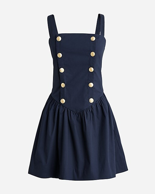 Pre-order Sailor mini dress in stretch cotton poplin | J. Crew US