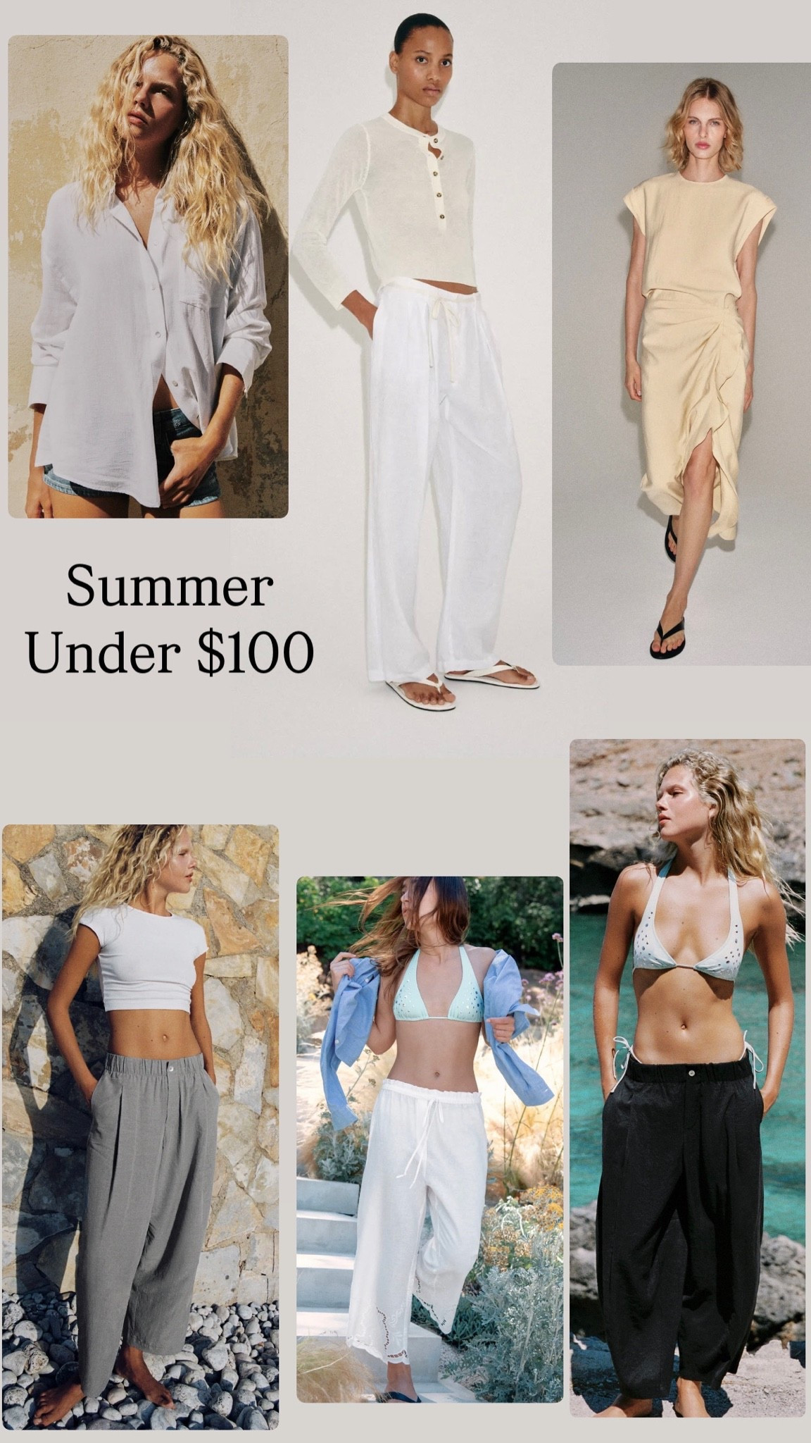 Zara summer selects all under $100 — daily edit cover from Found by Em