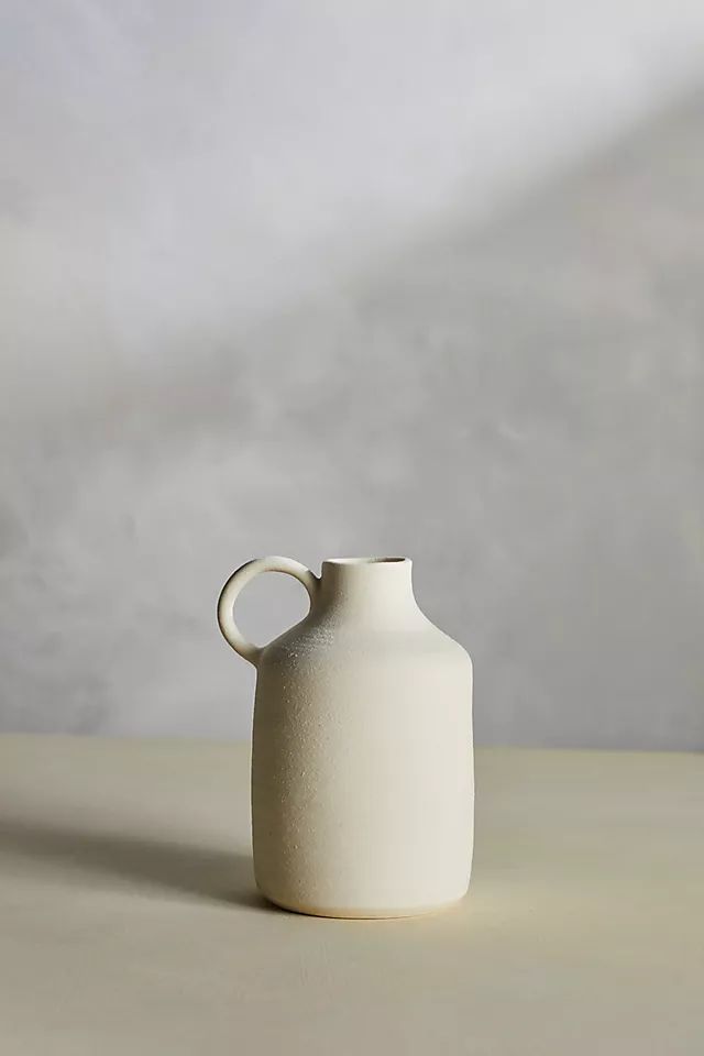 Porcelain Jug Vase, One Handle | Anthropologie (US)