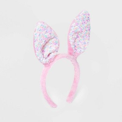 Girls' Flip Sequin Bunny Headband - Cat & Jack™ | Target