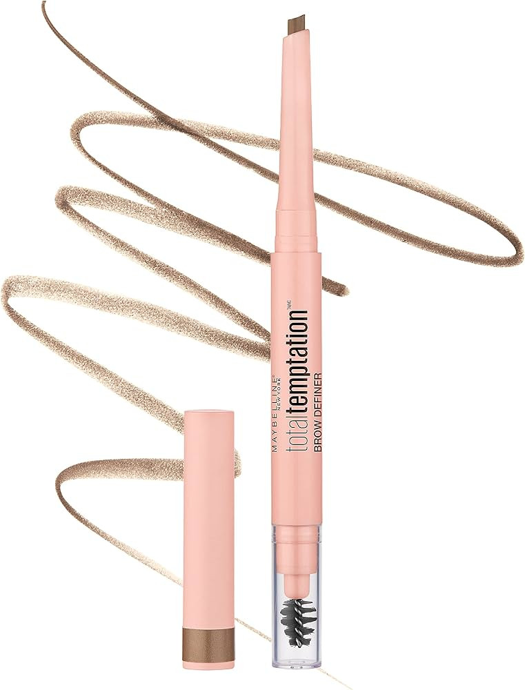 Maybelline Total Temptation Eyebrow Definer Pencil, Blonde, 1 Count | Amazon (US)