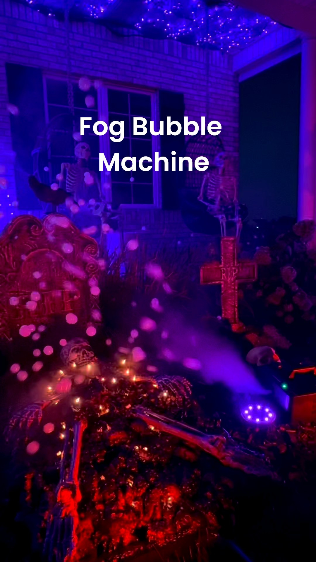 Fog Bubble Machine to complete our Halloween outdoor decorations!🫧�bun

#LTKFallSale #LTKParties #LTKSeasonal