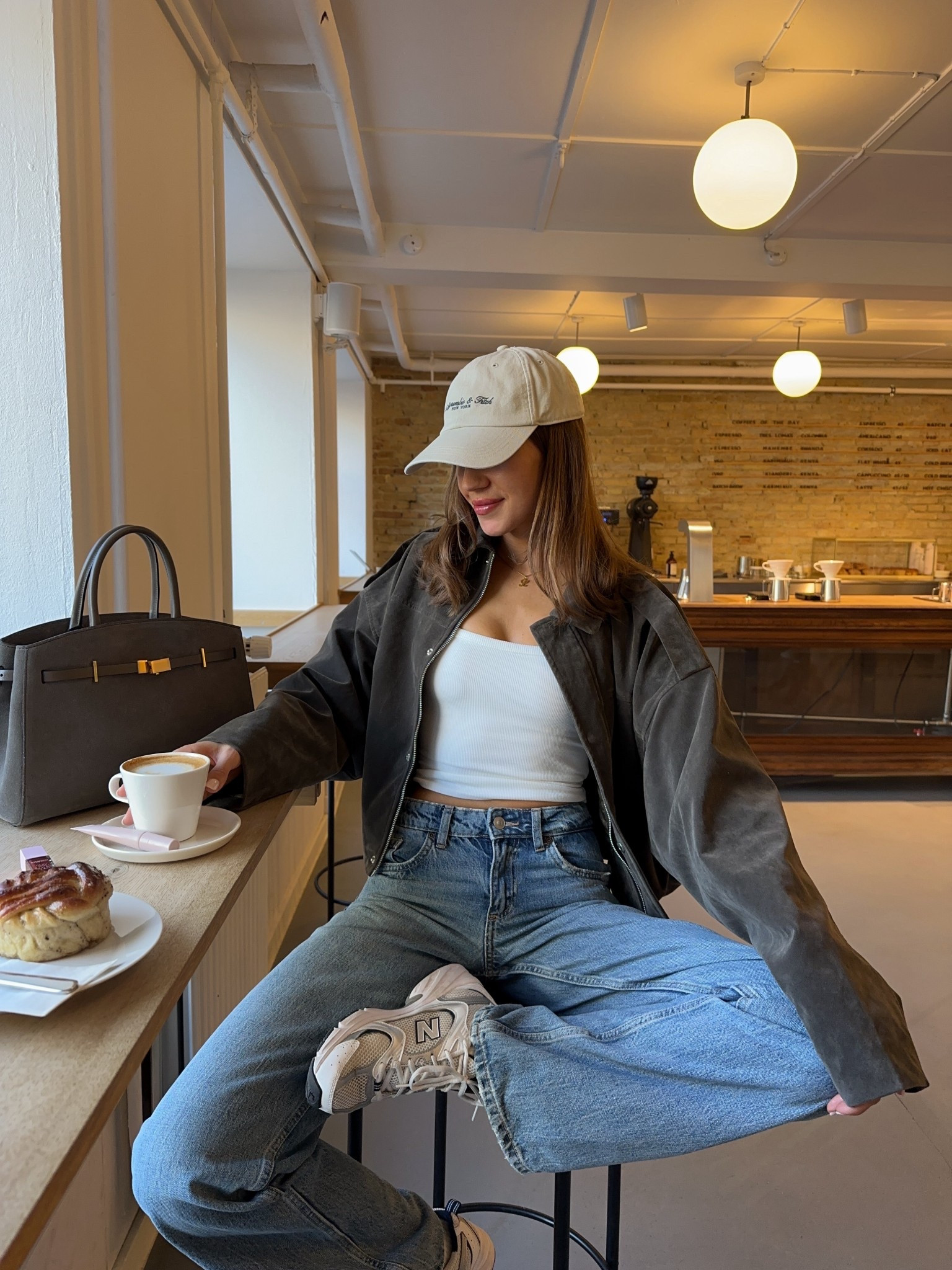 Jeans and a white tank 🤍 + a cute suede jacket for the fall vibes 

#LTKStyleTip #LTKSeasonal