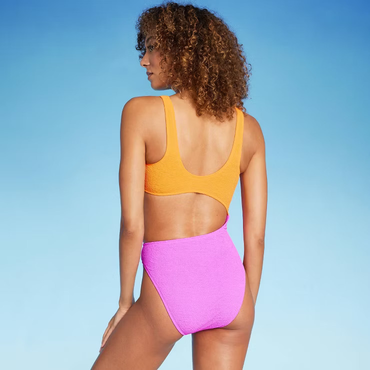 Women's Cut Out One Piece Swimsuit - Wild Fable™ | Target