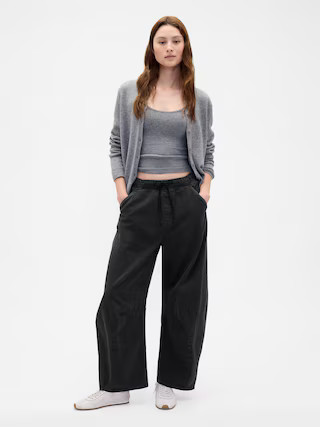 Mid Rise Twill Easy Horseshoe Pants | Gap (US)