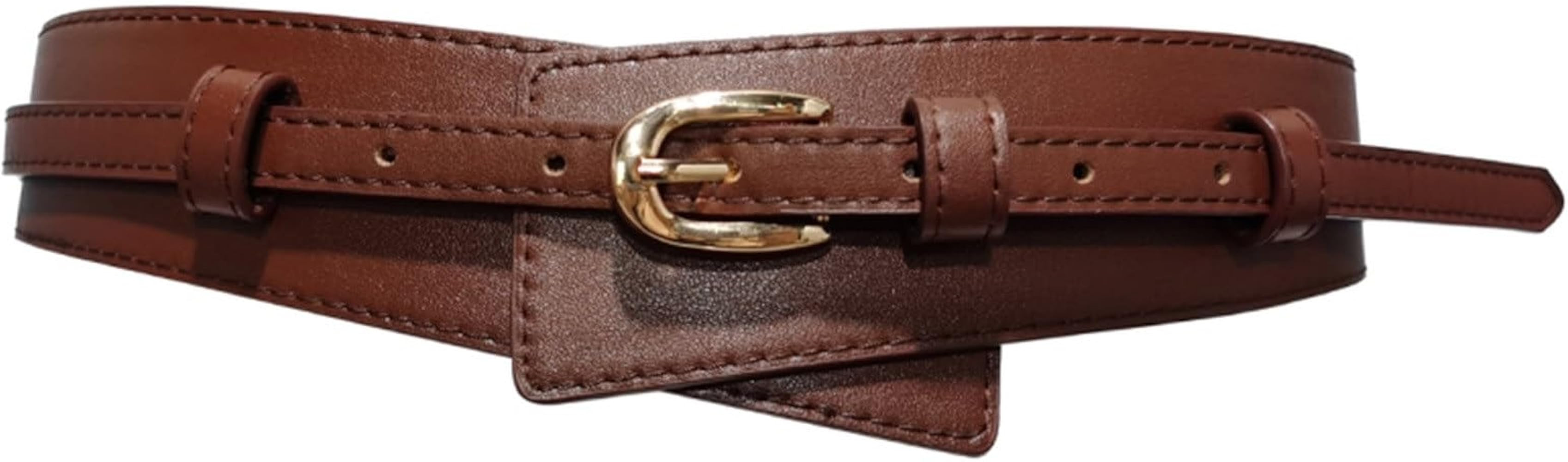 Women's Leather Belt Sweater Decorative Corset Belt Coat Suit Dress Pants Corset Waist Seal Belt ... | Amazon (US)