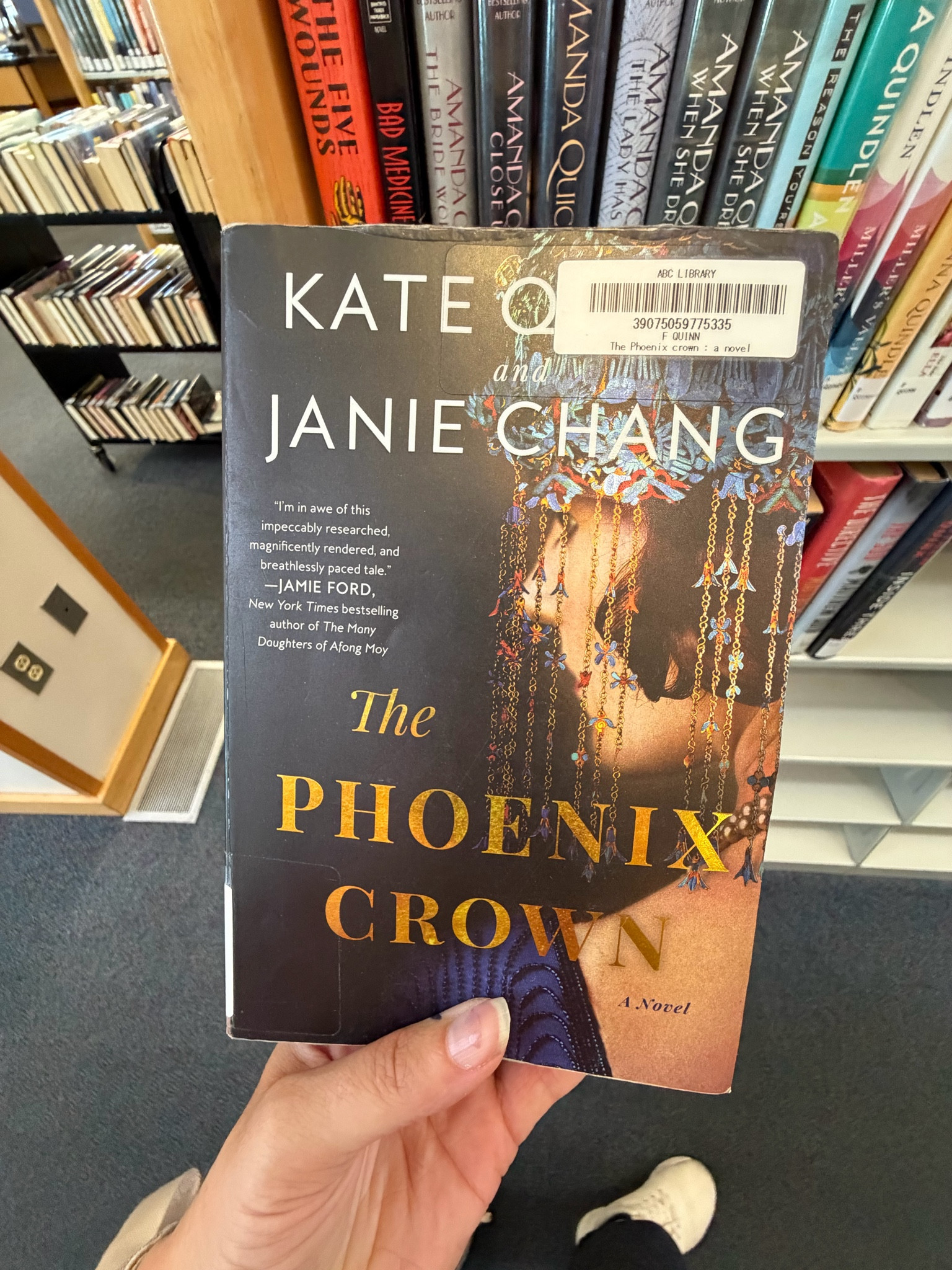 Kate Quinn Janie Chang historical fiction author book rec reading