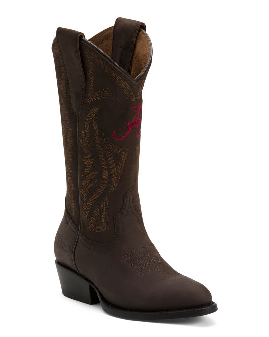 Made In Mexico Leather University Of Alabama Gameday Western Boots | TJ Maxx
