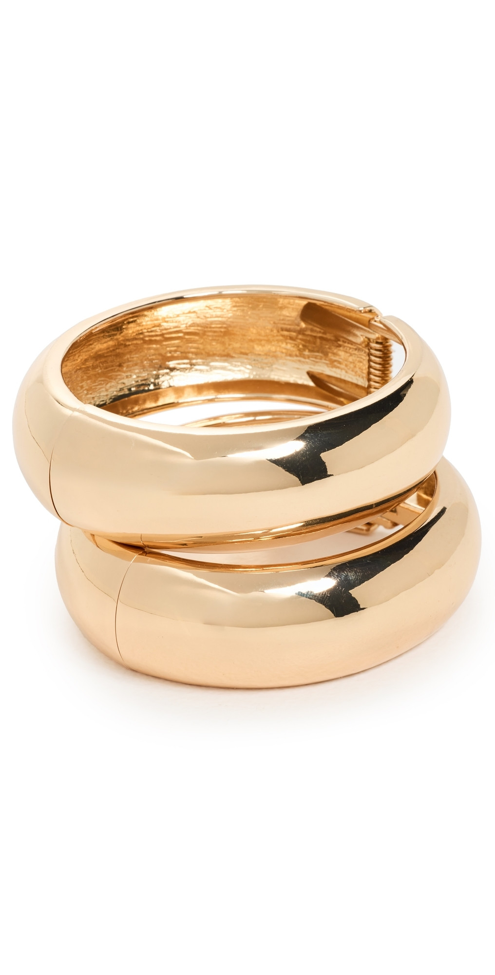 SHASHI Double Tsuki Cuff Bracelets Gold One Size | Shopbop