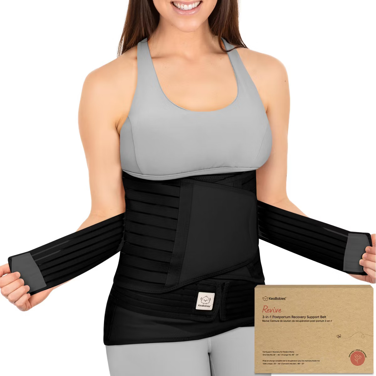 Revive 3 in 1 Postpartum Belly Band Wrap, Post Partum Recovery, Postpartum Waist Binder Shapewear | Target