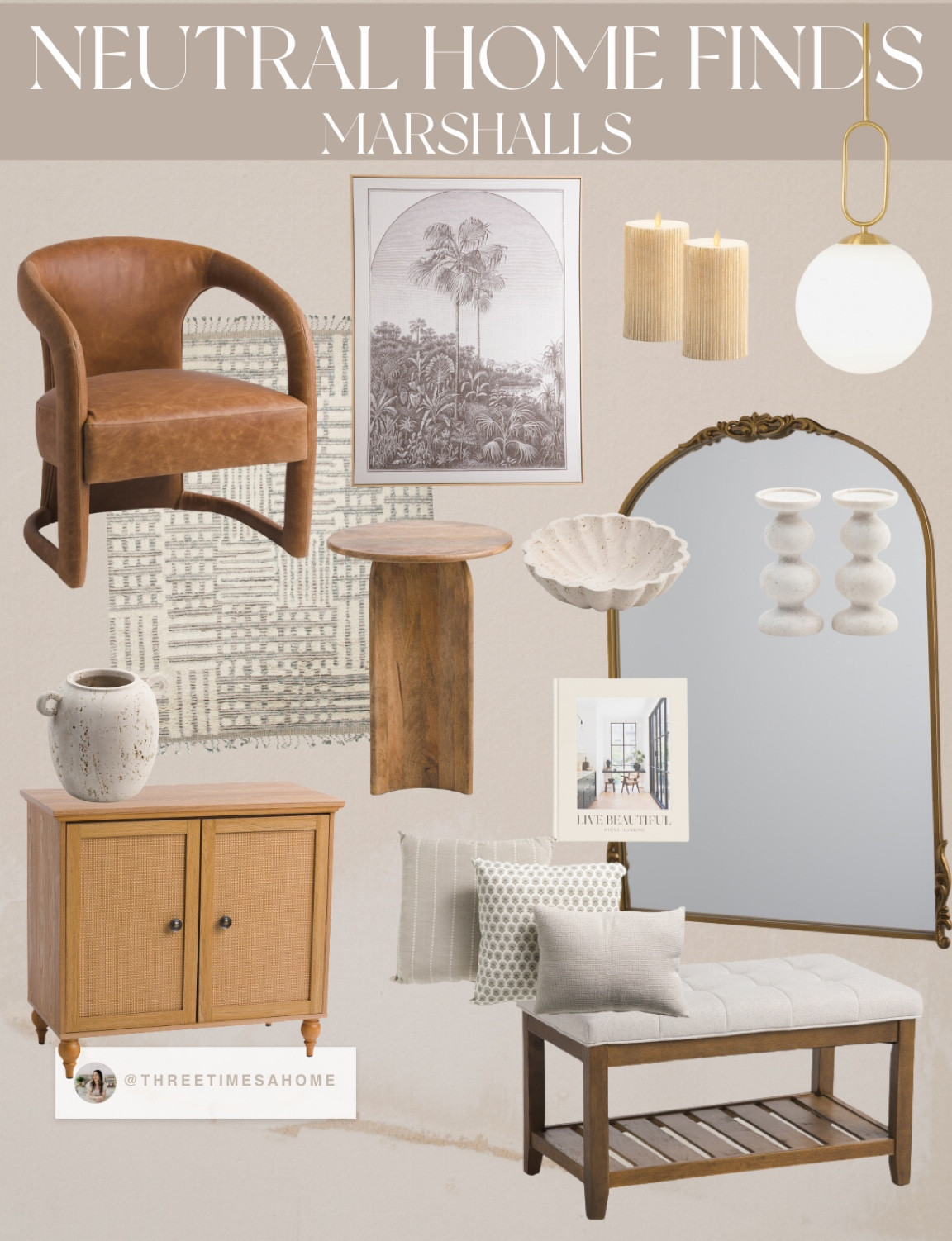 Marshall’s home finds - neutral organic modern decor

#LTKhome #LTKSeasonal #LTKstyletip