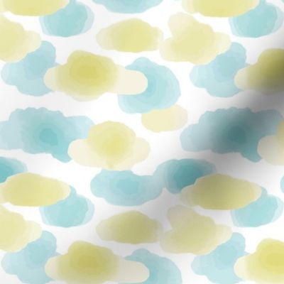 Sheet Set Cotton Candy Clouds | Spoonflower