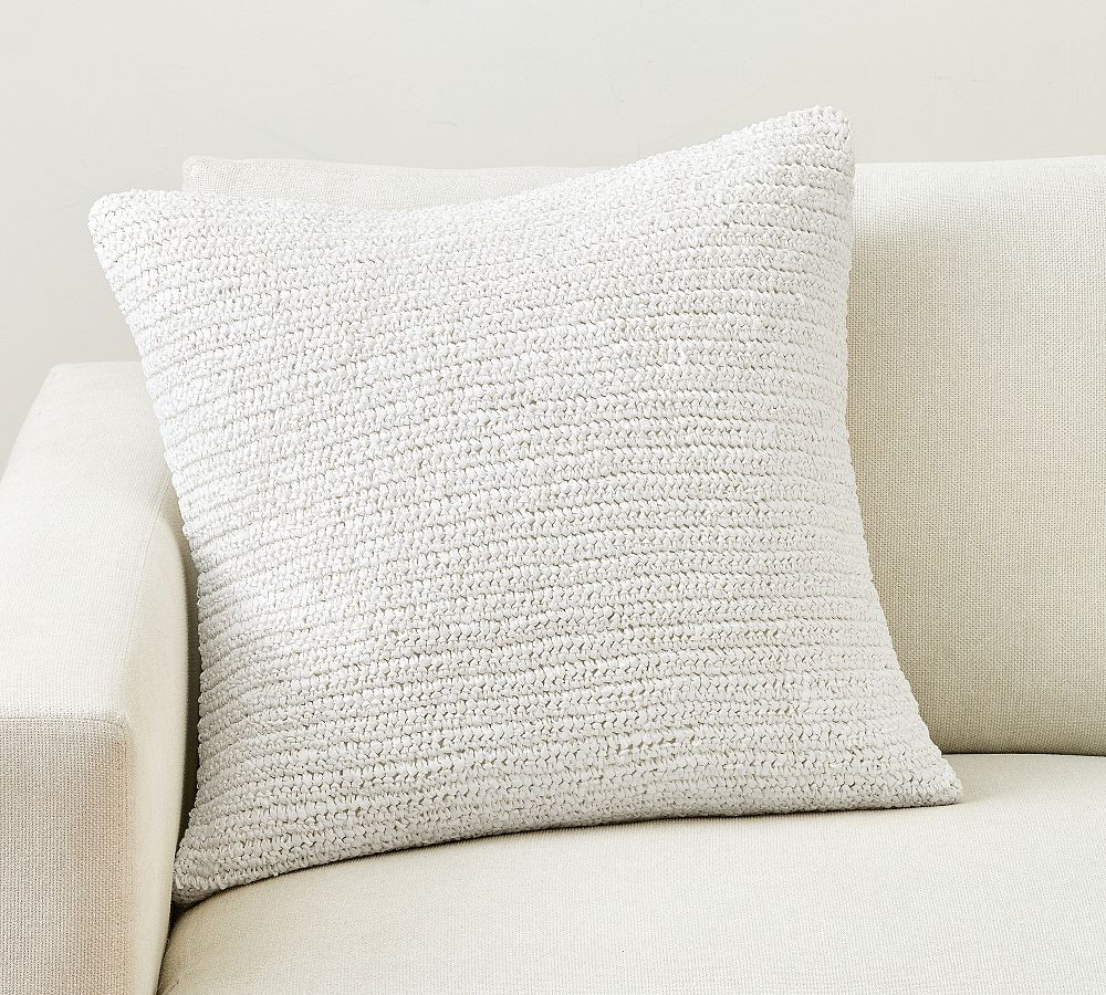 Raffia Pillow Cover | Pottery Barn (US)