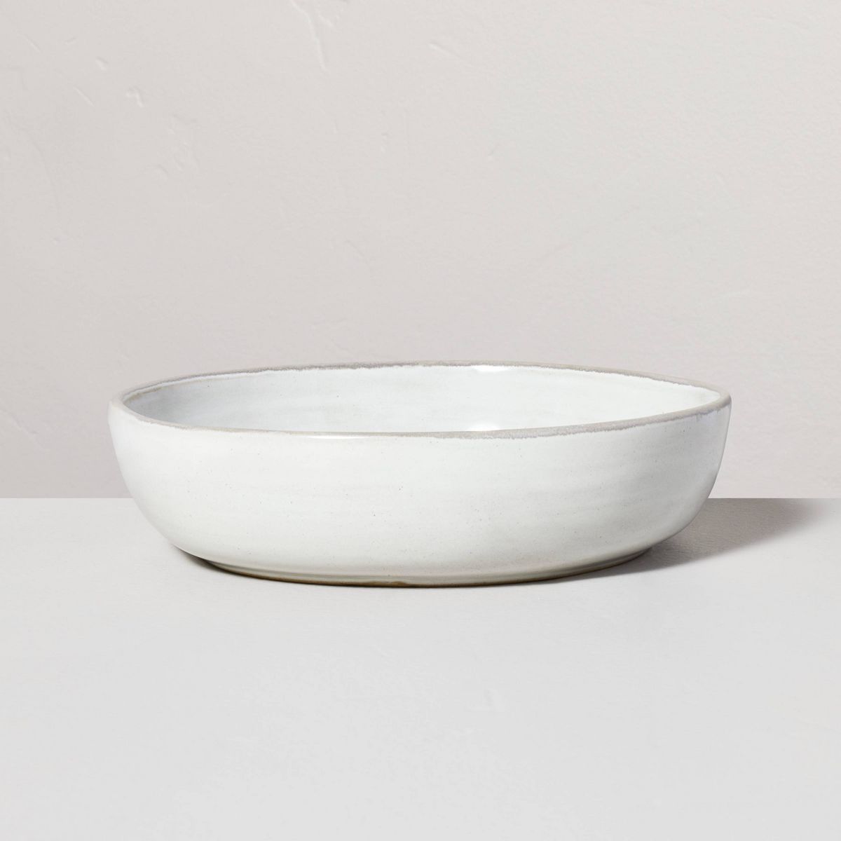34oz Stoneware Reactive Glaze Pasta/Grain Bowls Gray - Hearth & Hand™ with Magnolia | Target