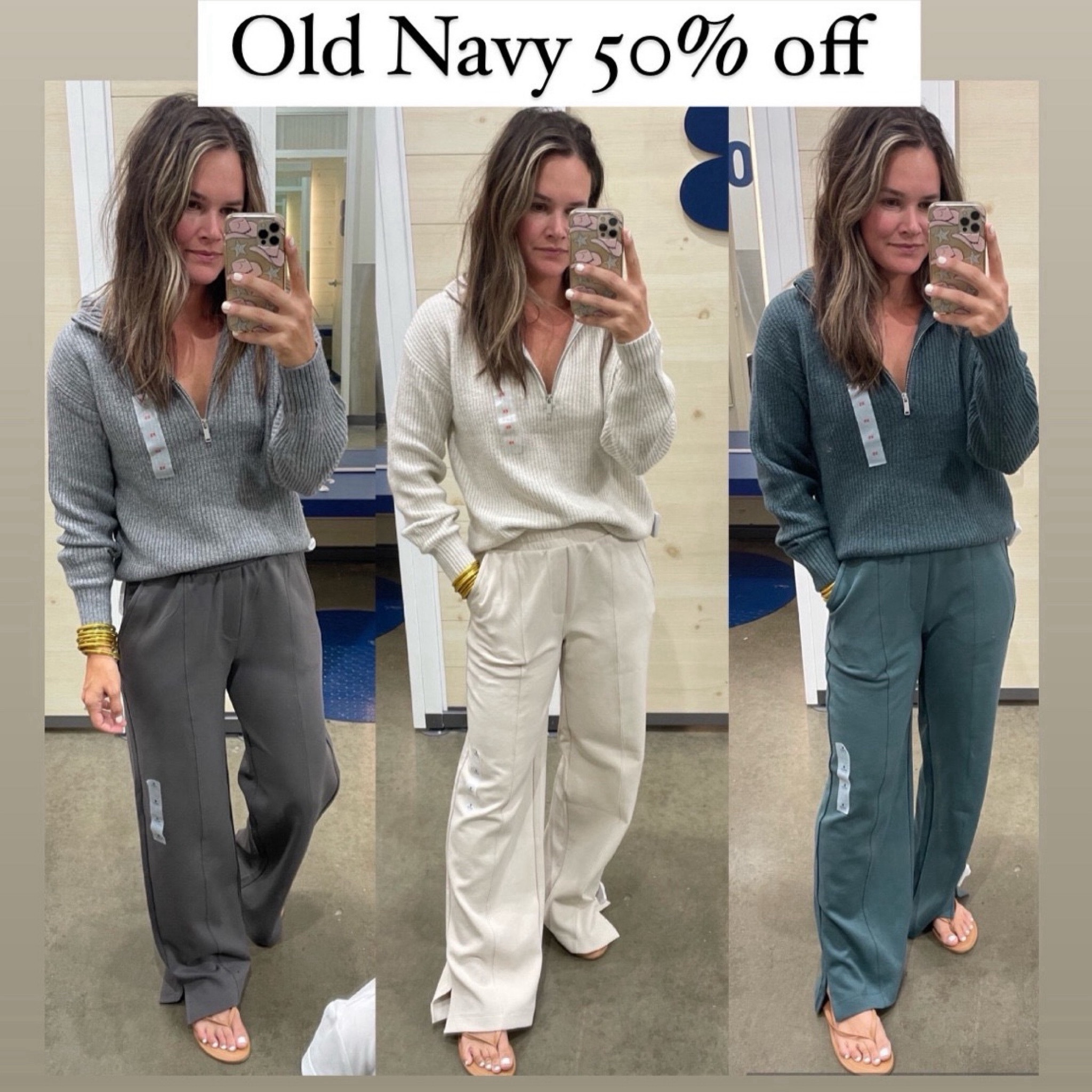 . These old navy finds are 50% off! Y’all have loved them. Went down to xs in top and s in bottoms . They remind me of the freya sets but a little different. The sweater top dresses up the joggers. Can also mix and match ✨Bonus: the pants come in lengths 
.
#oldnavy #oldnavystyle #oldnavyfinds #loungesets #loungewear #casualoutfit #casualstyle 

#LTKHoliday #LTKSeasonal #LTKCyberWeek