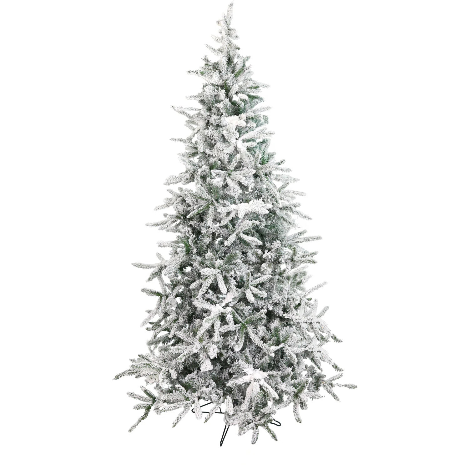 Fraser Hill Farm Unlit Flocked Mountain Pine Christmas Tree & Reviews | Wayfair | Wayfair North America