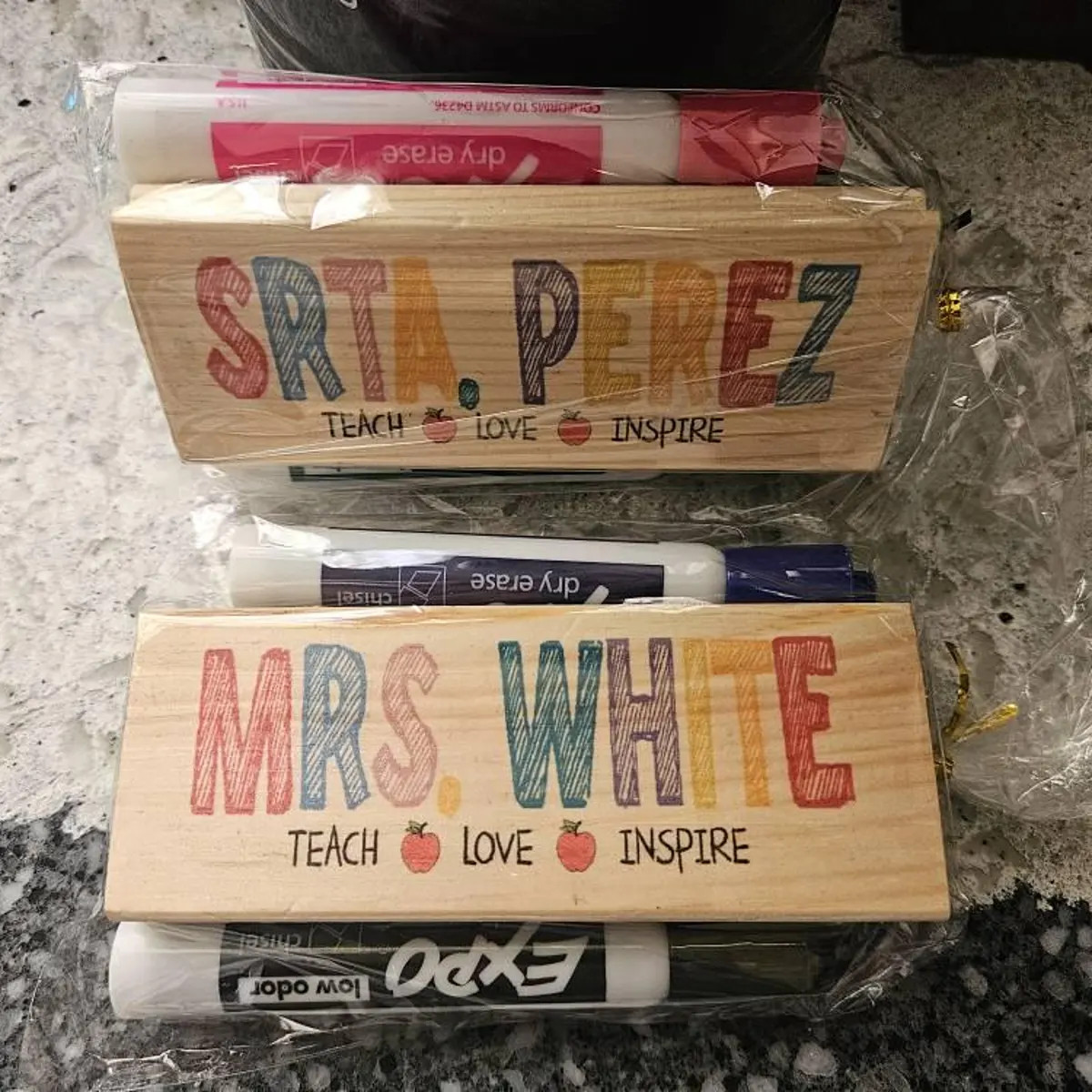 Personalized Teacher Whiteboard Eraser, Custom Teacher Appreciation Gifts, Chalkboard Eraser With... | Etsy (US)