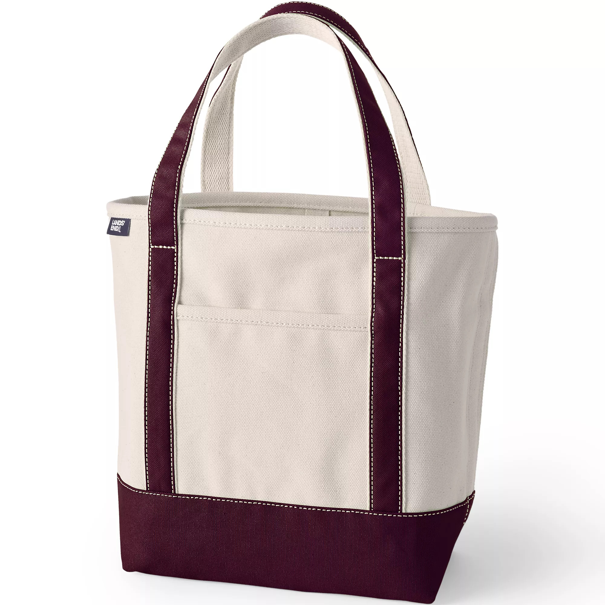 Medium 5 Pocket Open Top Canvas Tote Bag | Lands' End (US)