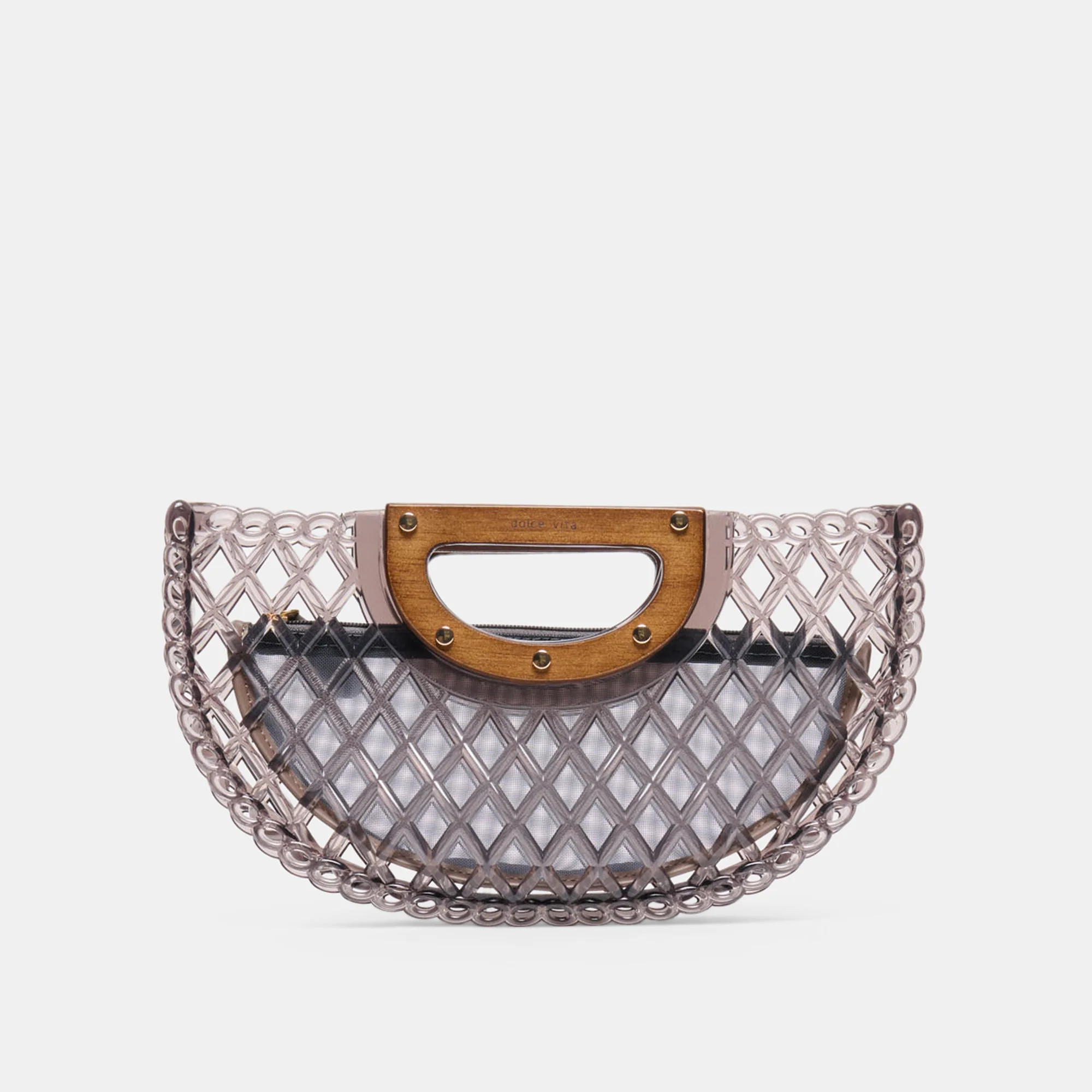 Solandra Clutch Smoke Jelly | DolceVita.com