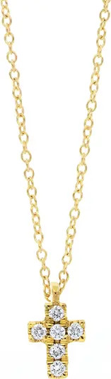 Icons 18K Yellow Gold Diamond Cross Pendant Necklace - 0.5 ctw | Nordstrom Rack