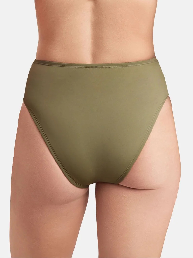 Sofia by Sofia Vergara Women's and Women's Plus Cheeky High Waist W/Chain Bikini Bottom - Walmart... | Walmart (US)