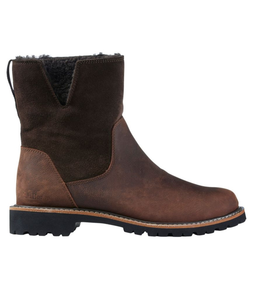 Women's Rugged Cozy Boots, Mid Side-Zip | L.L. Bean