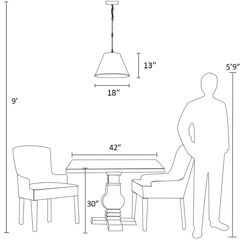 Nadeau 1-Light Single Cone Pendant | Wayfair North America