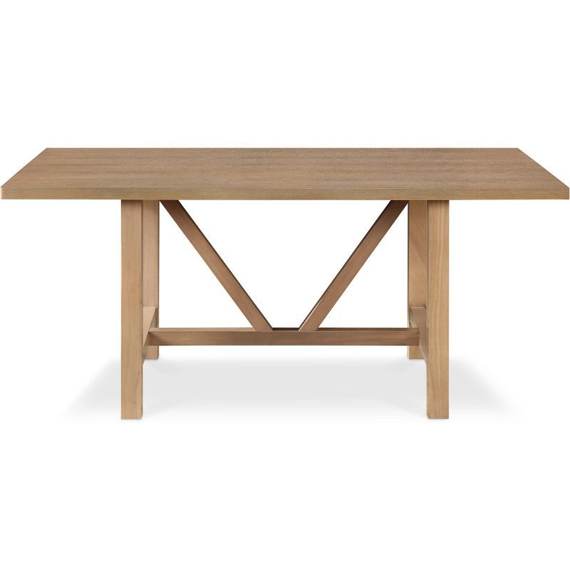 Grant Wood Dining Table Rustic Beige - Finch | Target