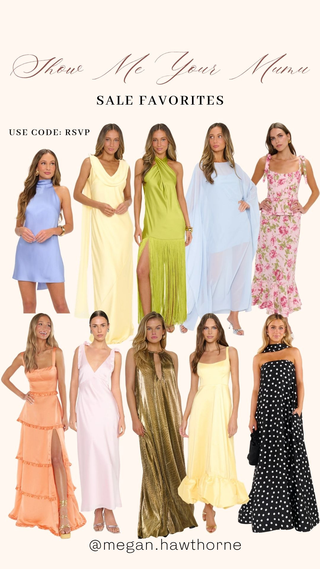 Spring and Summer wedding guest dresses on sale! Use code: RSVP

Show Me Your Mumu, wedding guest dress 

 #LTKSaleAlert #LTKWedding