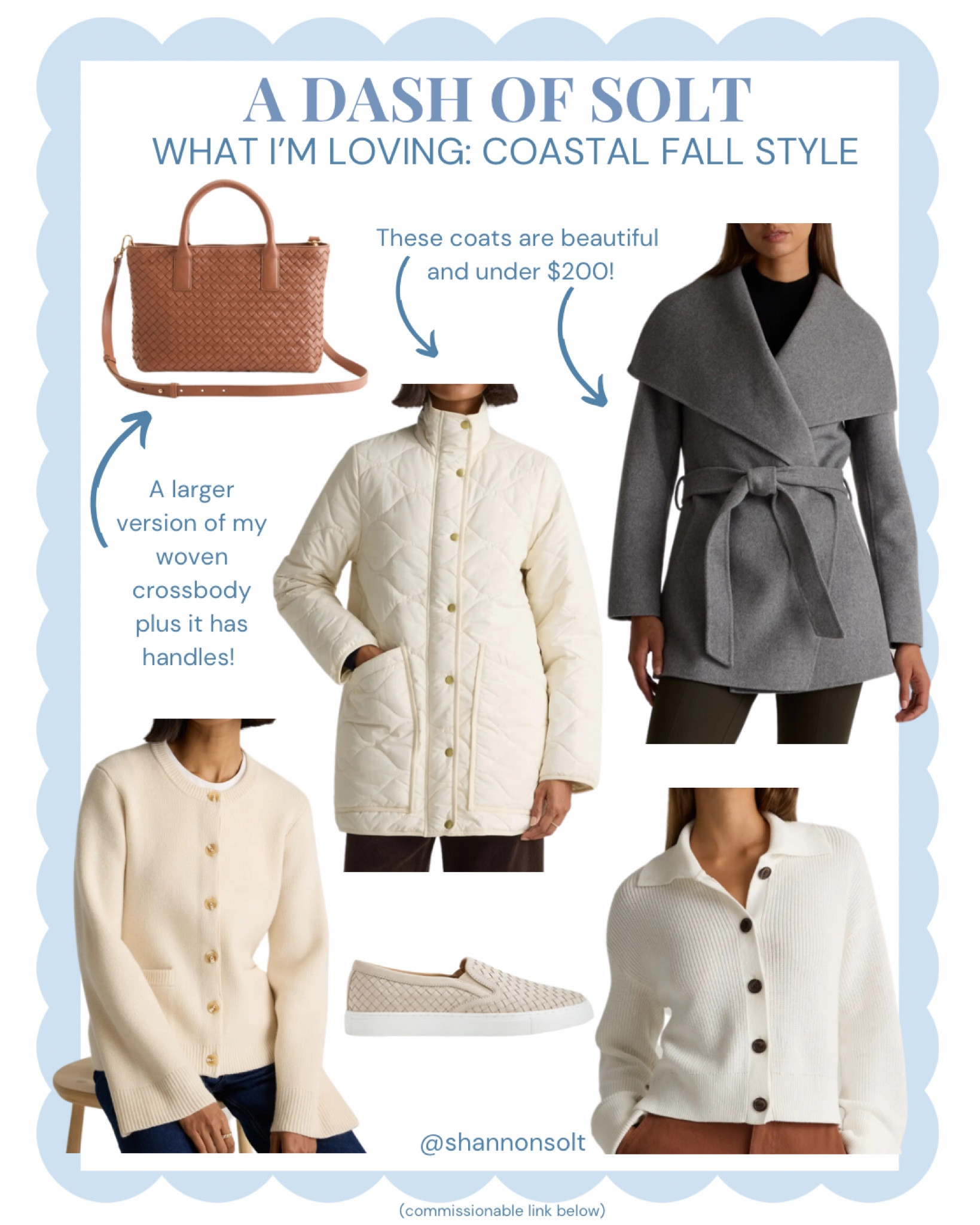 New fall arrivals from Quince! Obsessed with their sweaters!! Also these coats are beautiful and priced so well! 
Fall style, outerwear, jackets, coats, wool, wool coat, crossbody bag, handbag, woven sneakers, sweaters, fall outfit 

#LTKFallSale #LTKStyleTip #LTKSeasonal