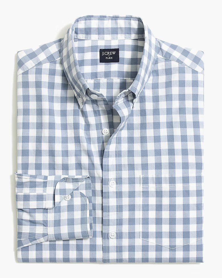 Gingham flex casual shirt | J.Crew Factory
