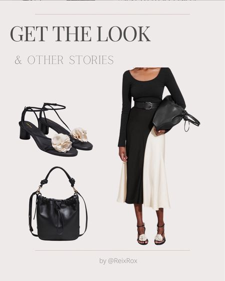 Satin midi dress. Black and white. Flutter sleeves. Under £100. Point-Toe Pumps. Black kitten heels. Black leather Clutch Bag.
Gift guide for her, affordable look, luxurious, elegant workwear, office, date night out, chic look. Effortless fashionable. & other stories outfit idea.



#LTKover50style #LTKpartywear #LTKgiftguide