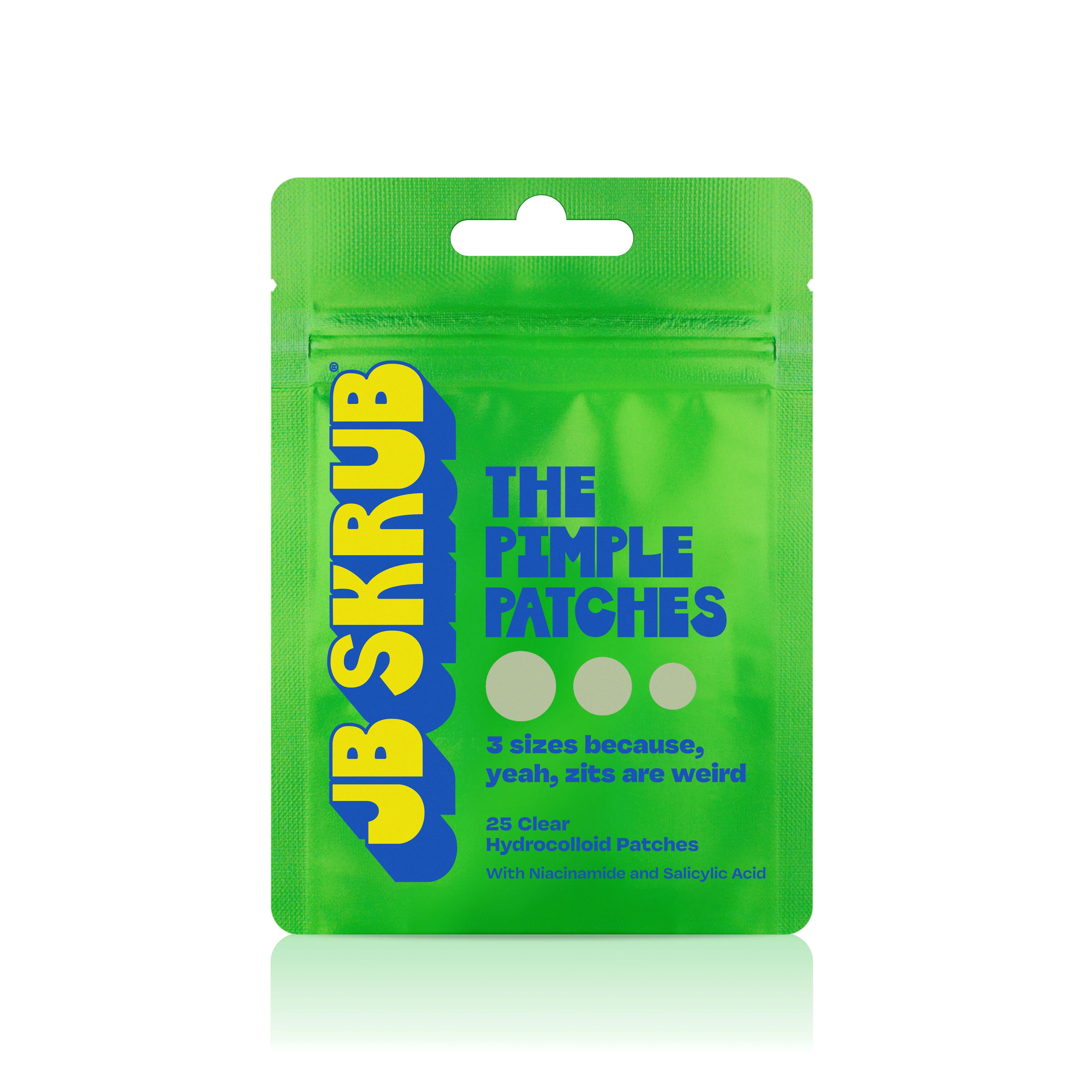 The Pimple Patches - 25 Hydrocolloid, Niacinamide & Salicylic Acid Patches for Teens - JB SKRUB | JB SKRUB