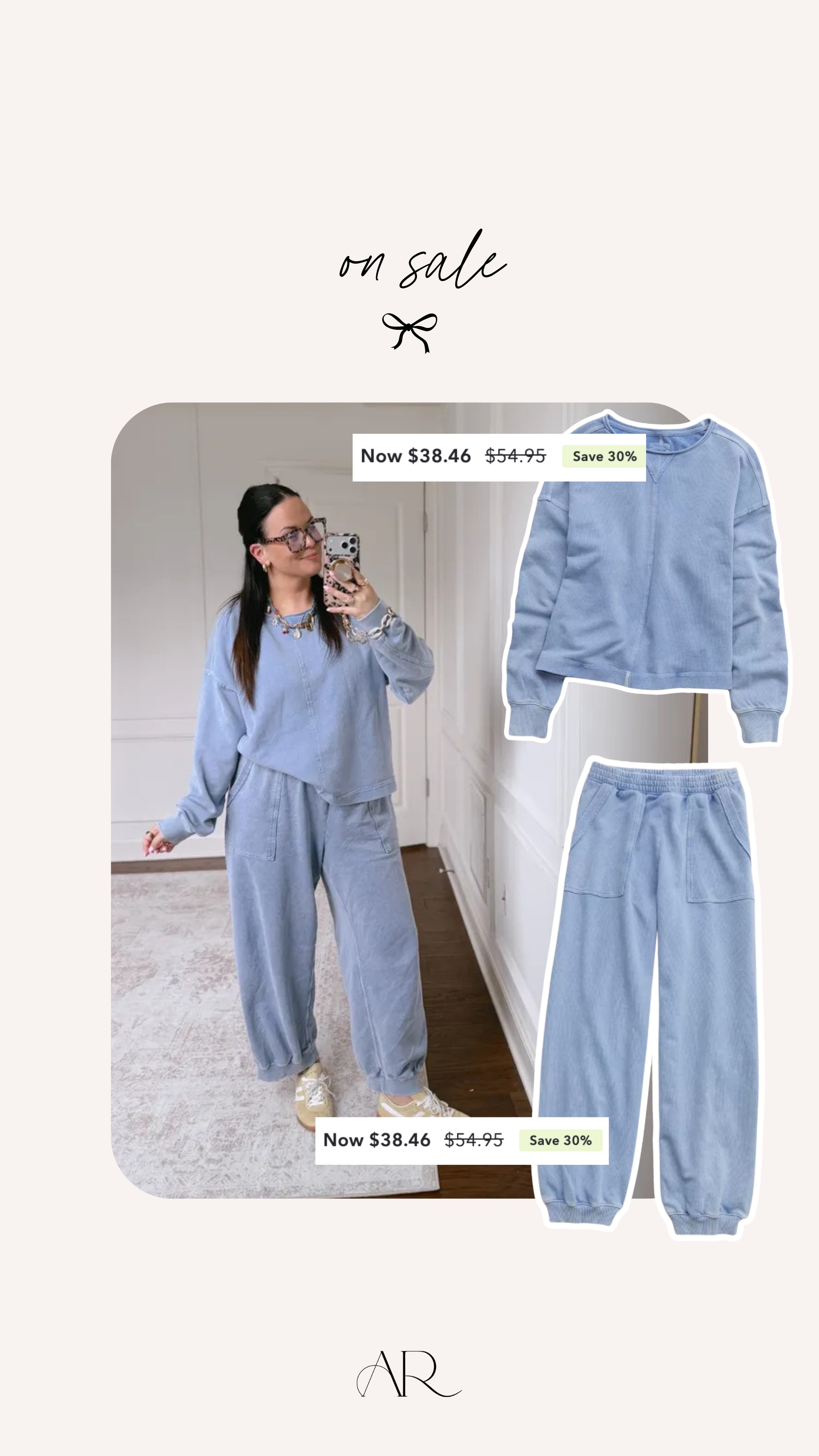 The cutest matching set for spring! 

Affordable spring outfits, spring style, mom outfits 

 #LTKootd #LTKSaleAlert