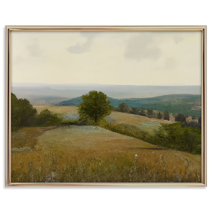 Vintage Landscape Wall Art - Antique Art Prints for Home Decor - Rustic Farm and Country Landscap... | Amazon (US)