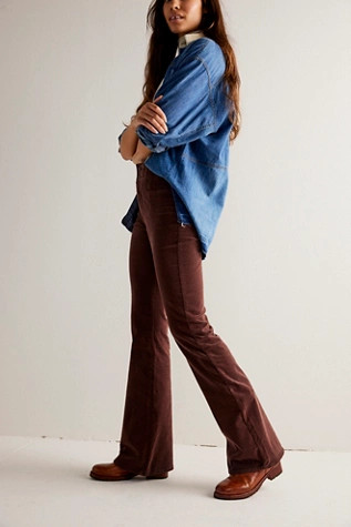 We The Free Jayde Cord Flare Jeans | Free People (UK)
