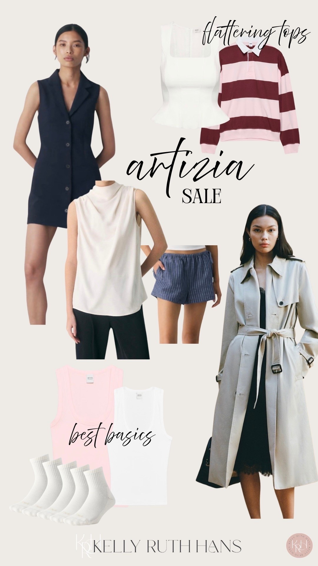 Clientele sale happening now (log into your account to see if you have early access). Goes live to the public soon! 20-50% off everything at Aritzia. These are my favorites!