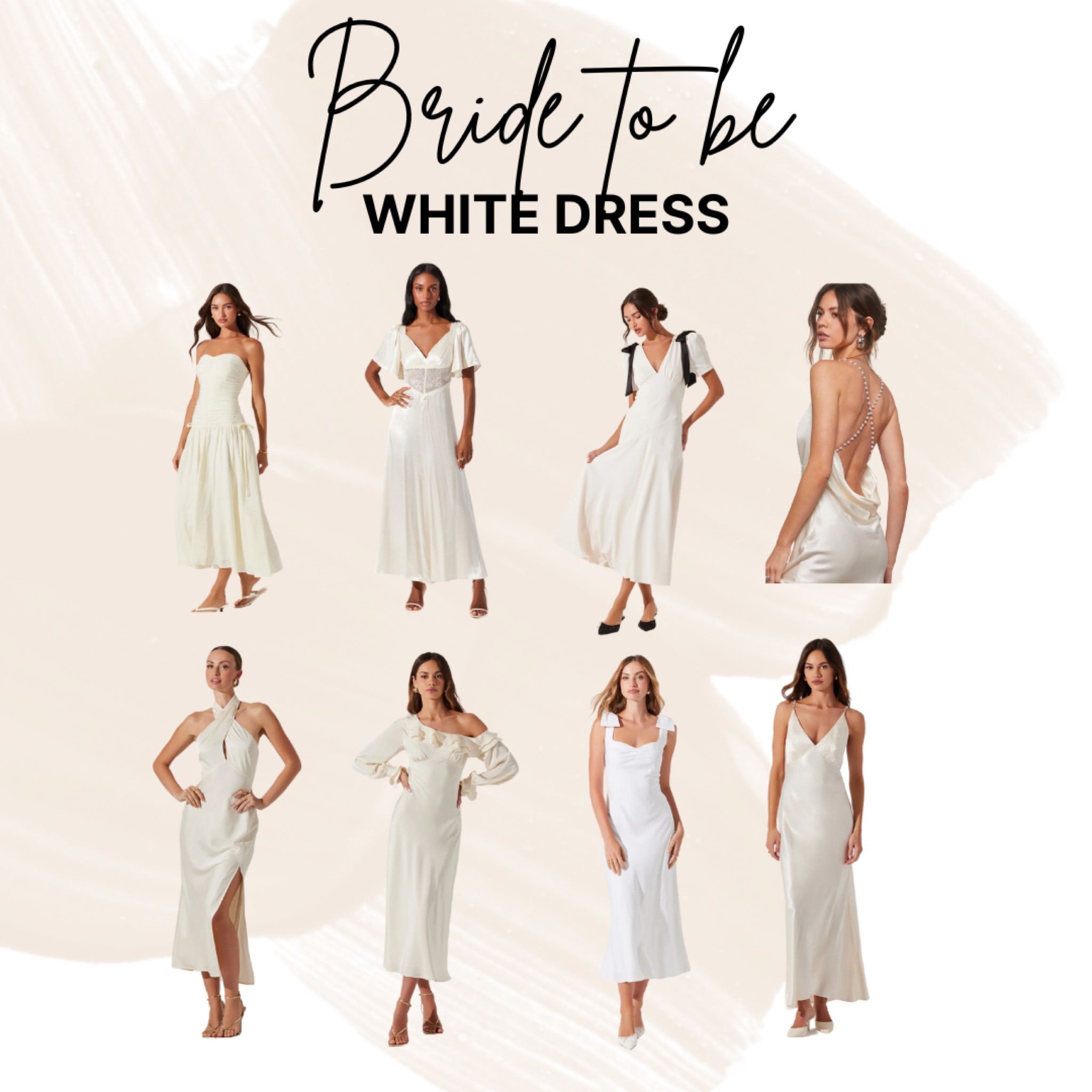 BRIDE TO BE WHIT DRESS

white dress
Bride to be
Bridal
Rehearsal dinner
Wedding after party
Party dress
White dress
Silk white dresss

#LTKparties #LTKfindsunder100 #LTKwedding