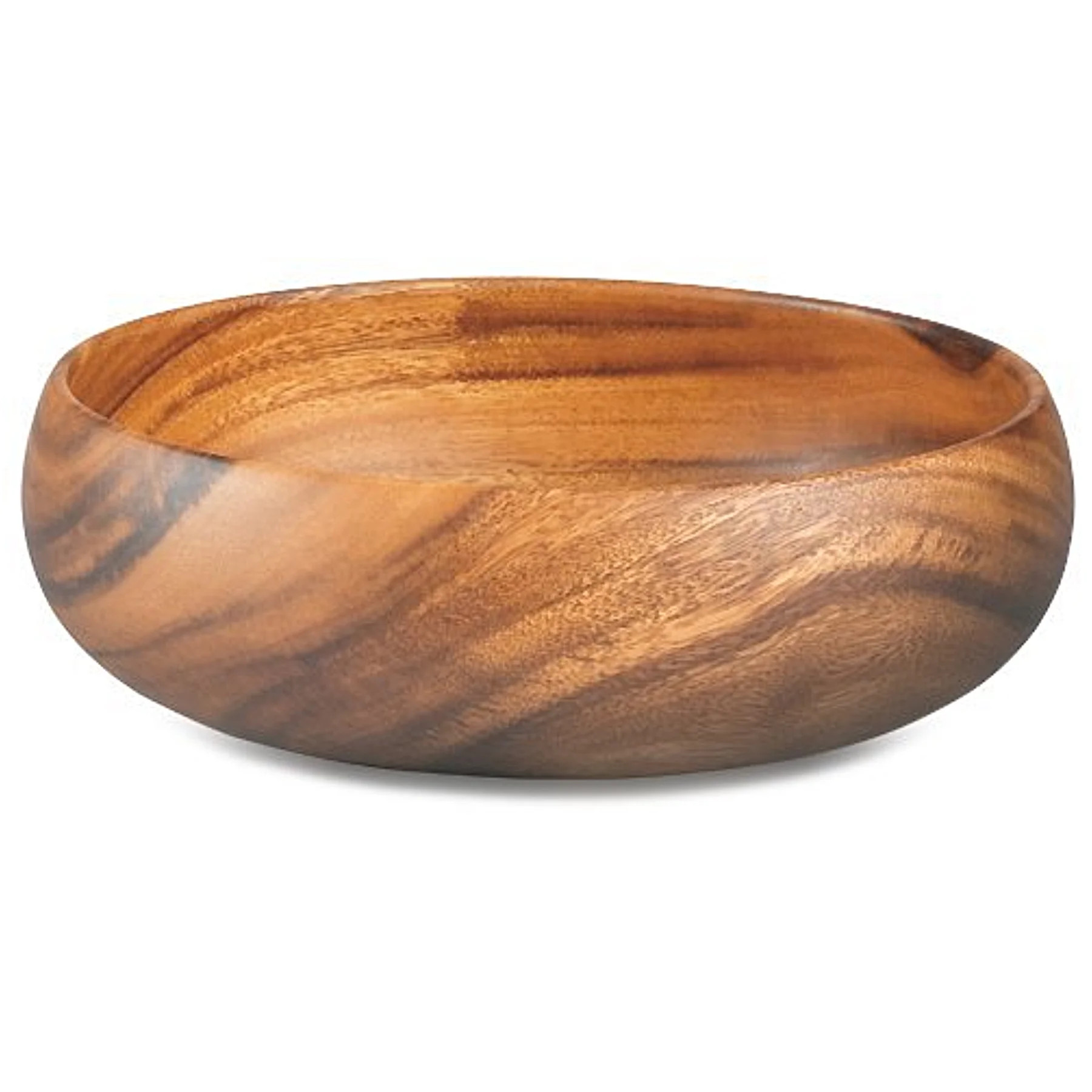 Acacia Wood 3" x 10" Round Bowl - Walmart.com | Walmart (US)