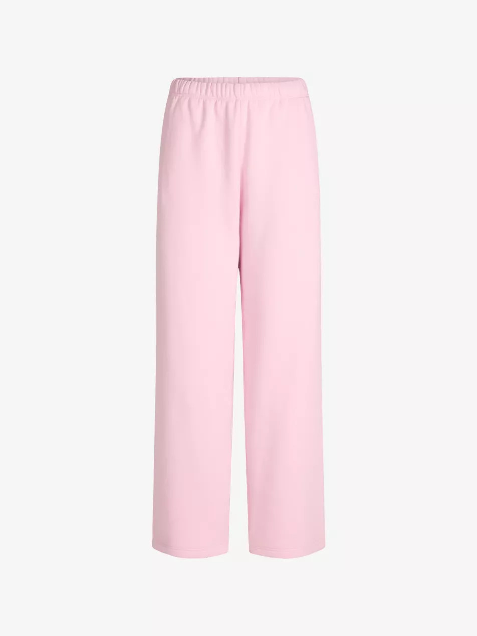 Classic Straight-Leg Cotton-Fleece Trousers | Selfridges