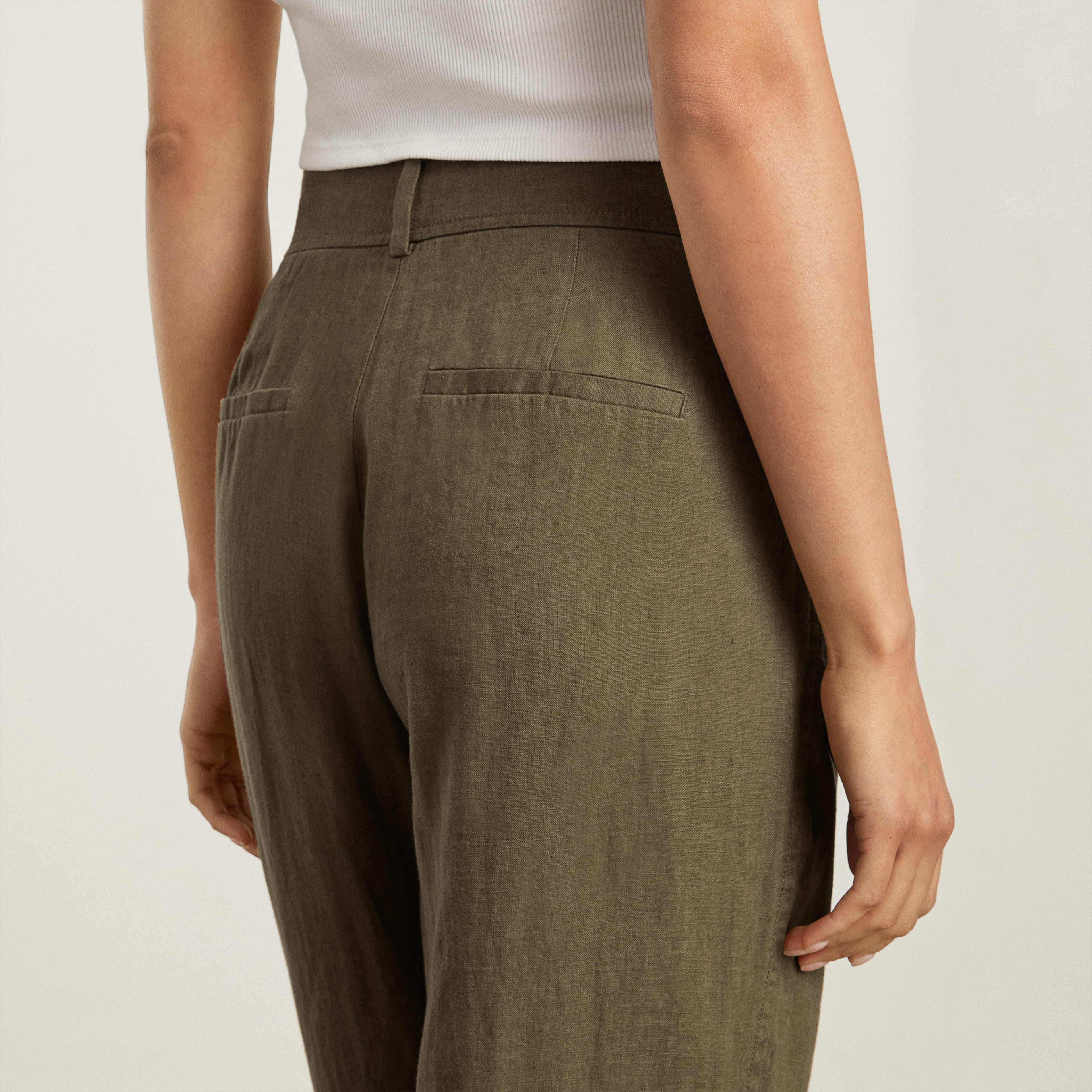 The Linen Way-High Drape Pant | Everlane