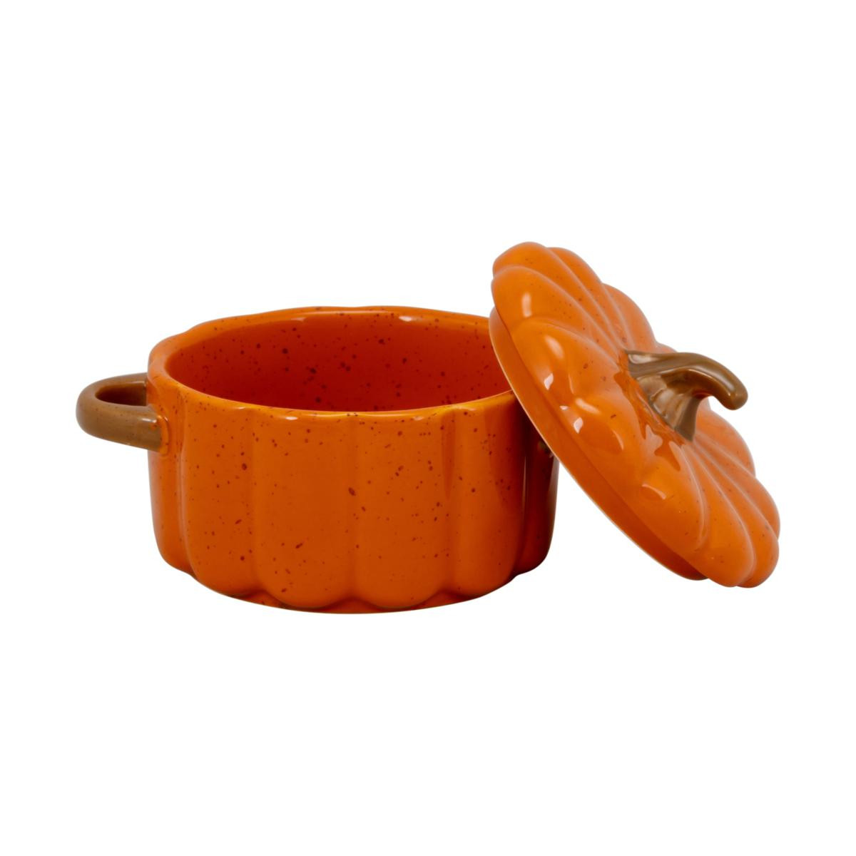 10 Strawberry Street 4" Mini Pumpkin Stoneware Tureens, Set of 4 | HSN