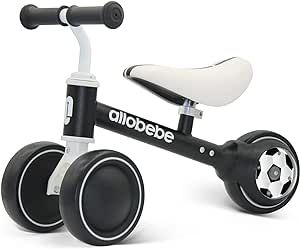 allobebe Baby Balance Bike, Cute Toddler Bikes 12-36 Months Gifts for 1 Year Old Girl Bike to Tra... | Amazon (US)